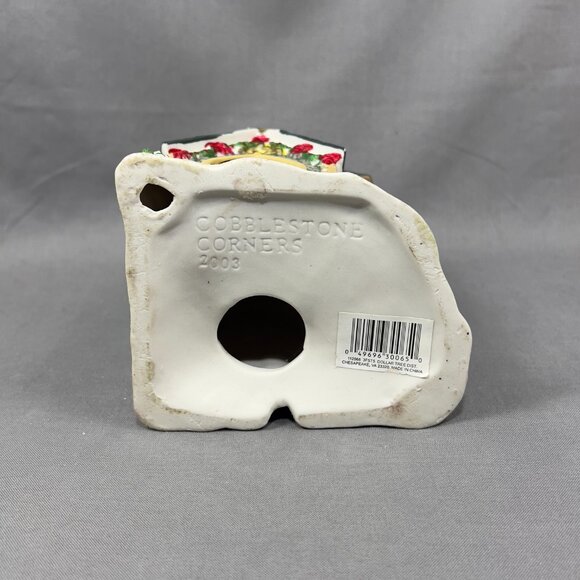 Cobblestone Corners Country Church Ceramic Christmas Village Holiday Decor Y2K - Picture 11 of 16